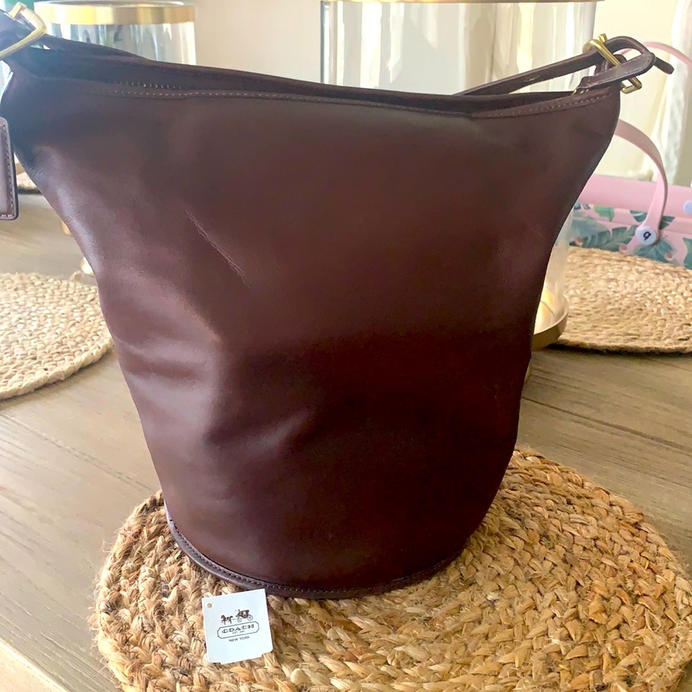 Mahogany Coach Purse